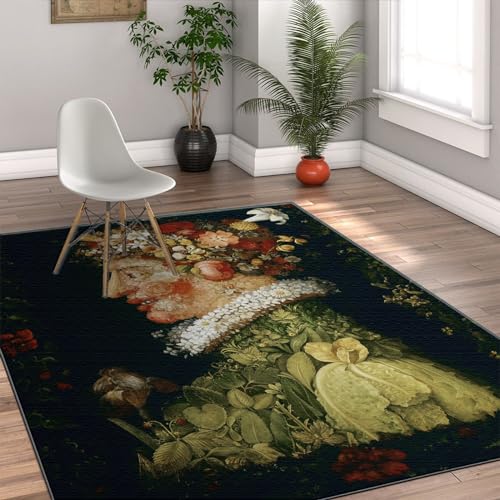 Tapis de course décoratif Arcimboldo Printemps pour une entrée lumineuse
