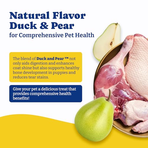 Image of Probiotics for Dogs - Dog Probiotics for Digestive Health, Yeast, Itchy Skin, Gut Health, Immune & Skin - 6 Billion CFUs, Duck & Pear Flavor - with Prebiotics & Digestive Enzymes, 2 Pack
