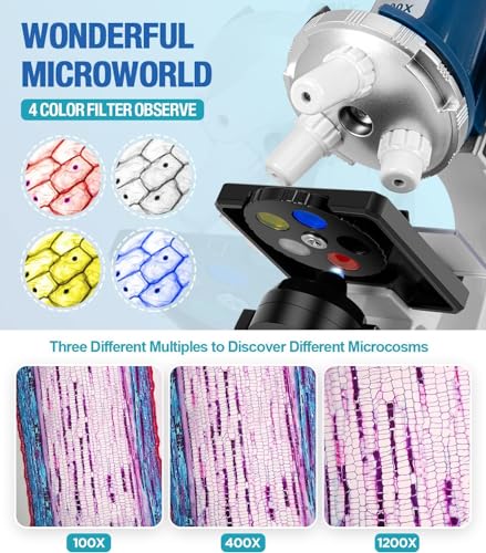 Uarzt C2171_1A 58-Piece Kids Microscope Kit thumb #3