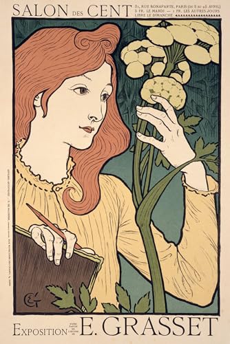 Reproduction d'une Affiche Exposition Grasset Fine Art en 60x90cm