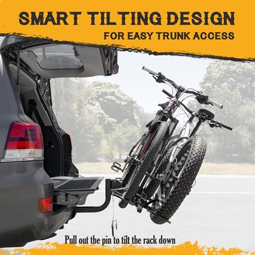 Meeviz M006 Hitch Bike Rack 180 Lbs Capacity For Mtb, Fat Tire And Electric Bike thumb #1