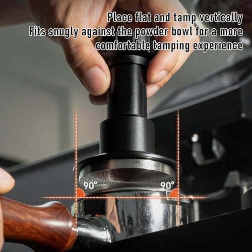 Tamper à café 51mm pour réussir le tassage de votre expresso maison