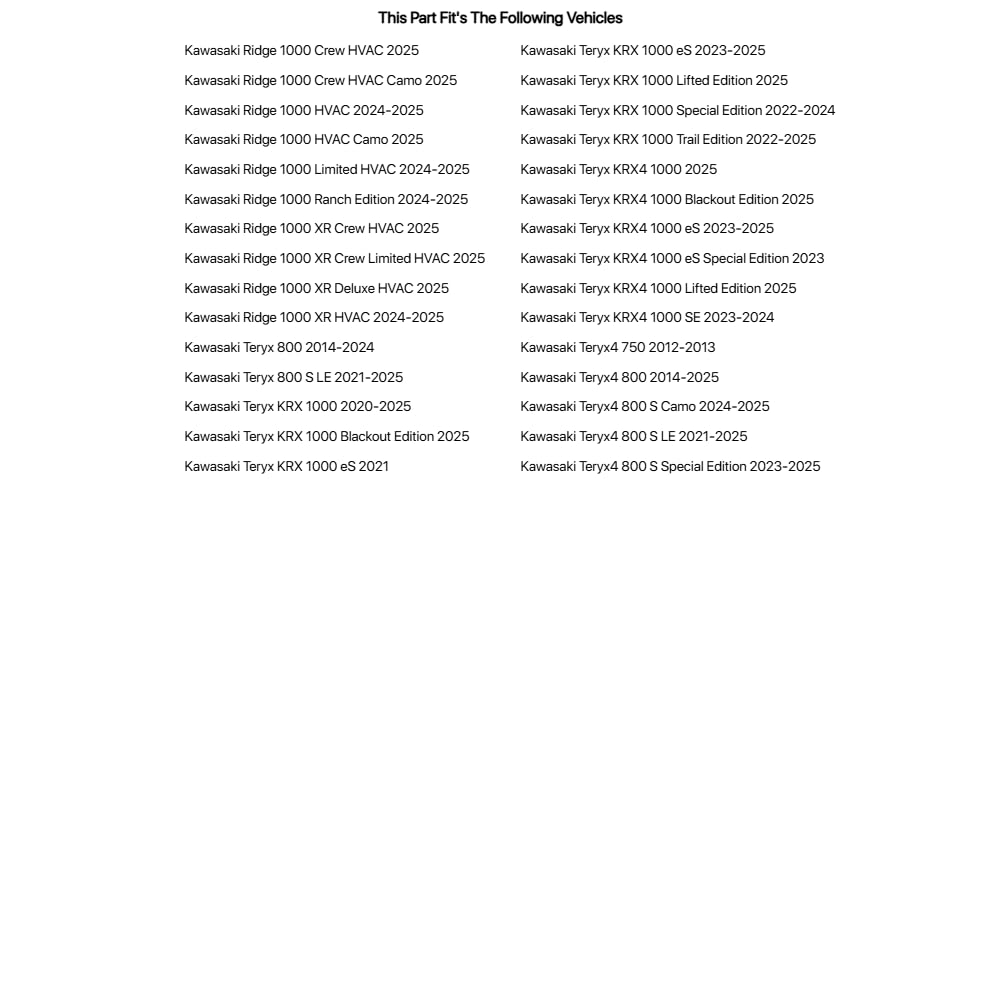 2007 Kawasaki VULCAN 900 CUSTOM Oil Change Kit