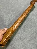 AAAA Reverse head Roasted Flame Maple 22 fret electric guitar neck parts Replace