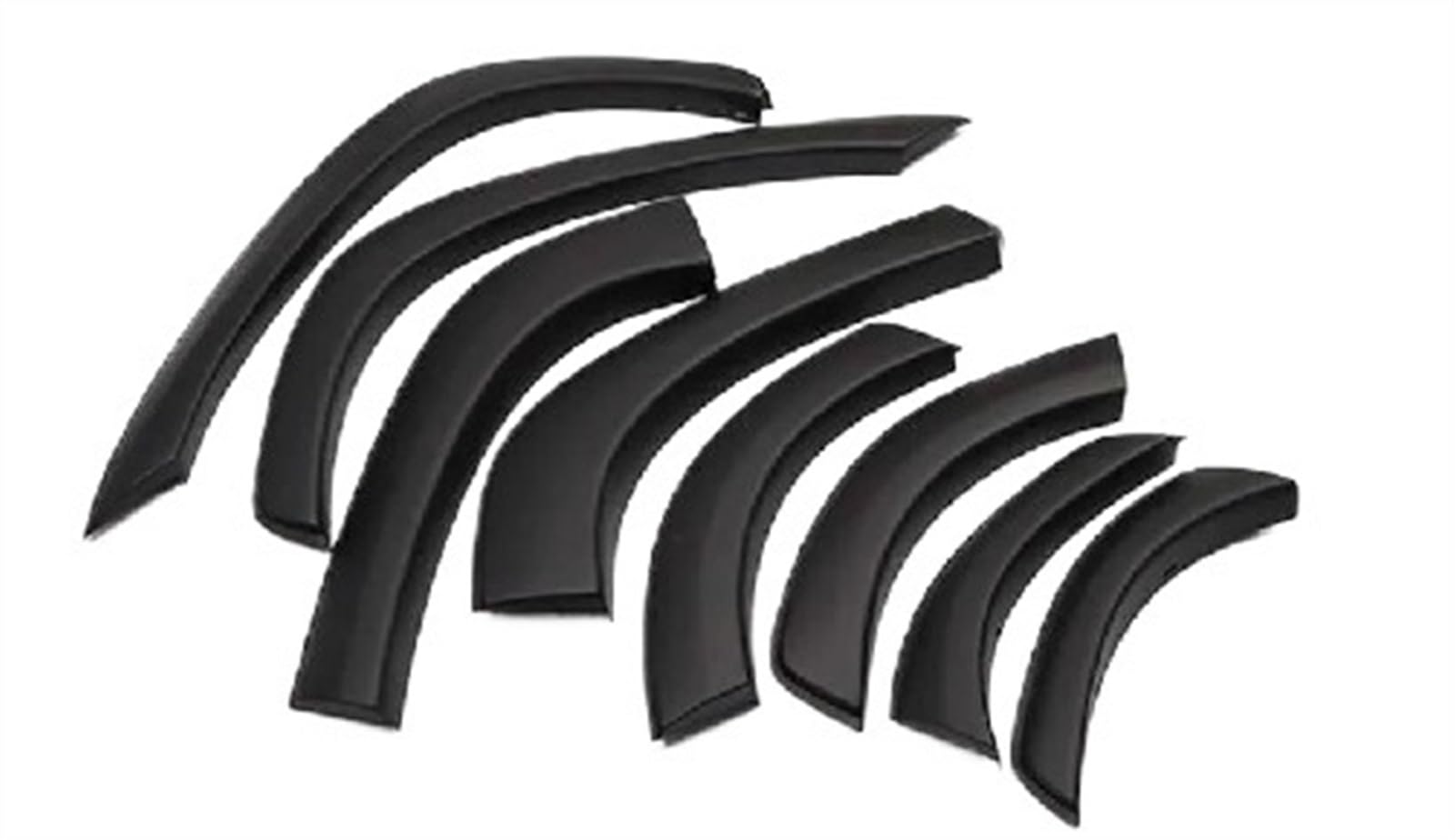 Łuk koła samochodowego 1 zestaw akcesoriów samochodowych matowa czarna części zewnętrzne 4,3" Fender Flares Rozszerzenie łuku koła do Mitsubishi dla Pajero Sport 2015-2019 Fender Flares