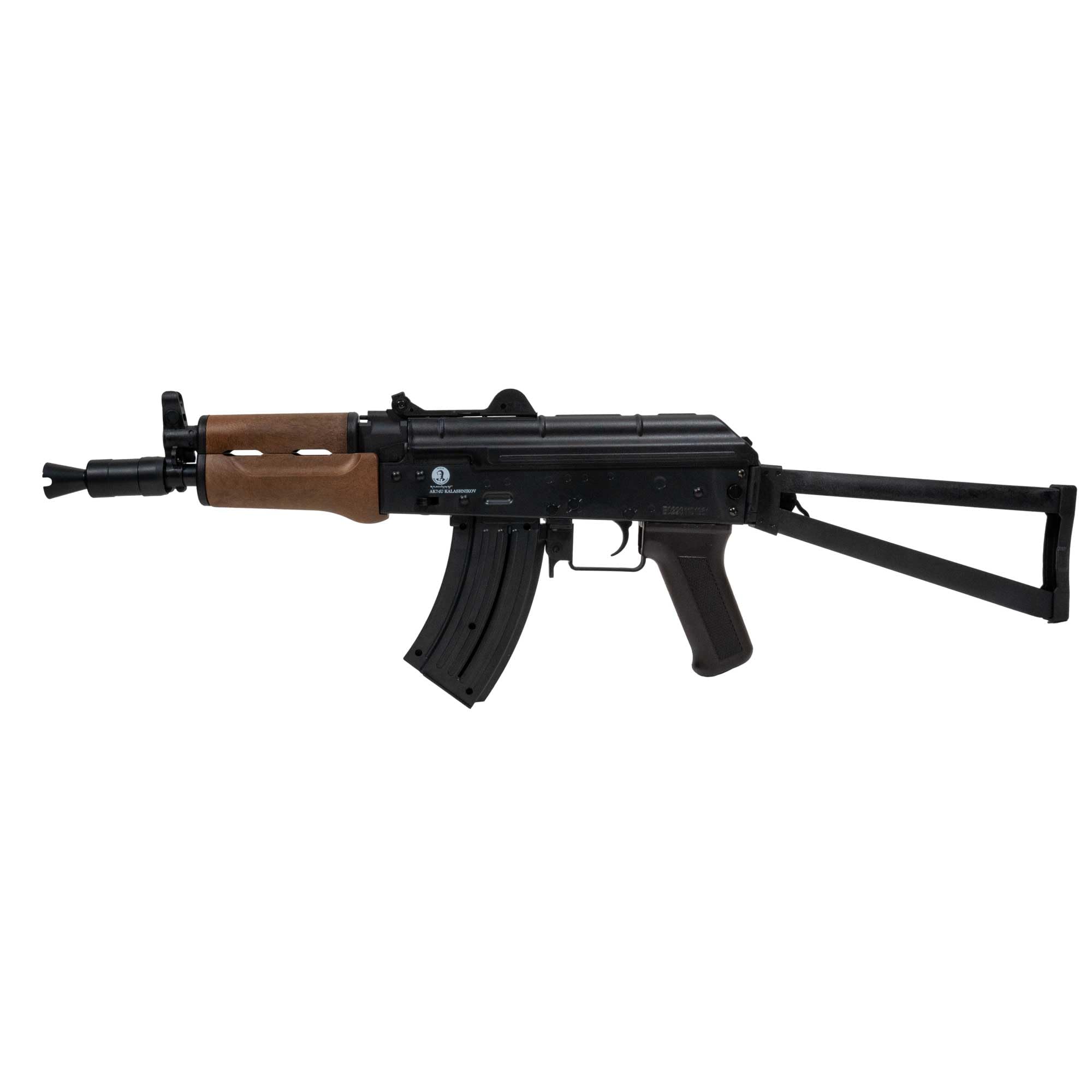 Pack Rifle Kalashnikov AKS-74U Airsoft/Material: plástico de Alta Resistencia/Potencia 0,7 Julios/Se suministra con Accesorios