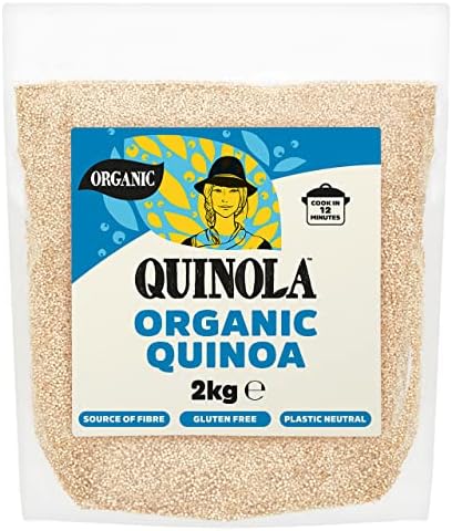 Quinola - Organic Vegan Gluten Free White Quinoa Bulk Pack - 2Kg