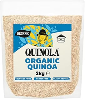 Quinola - Organic Vegan Gluten Free White Quinoa Bulk Pack - 2Kg