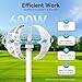 Wind Turbine Generator, 600W Vertical Axis Wind Power Turbine Generator, Lantern Windmill Generators with 5 Blades & Controller for Home Camping Boat Use