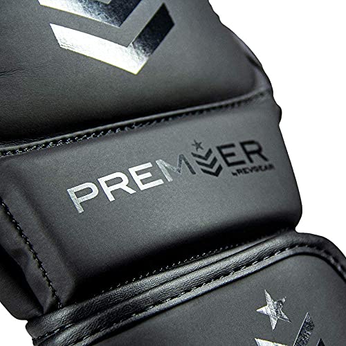 Revgear Premier 7 Oz Hybrid Sparring Mma Training Gloves | Ideal For Beginers And Everyday Gym Use | Padded To Protect | Comfortable And Durable (Black/Black, Large) #TOP7