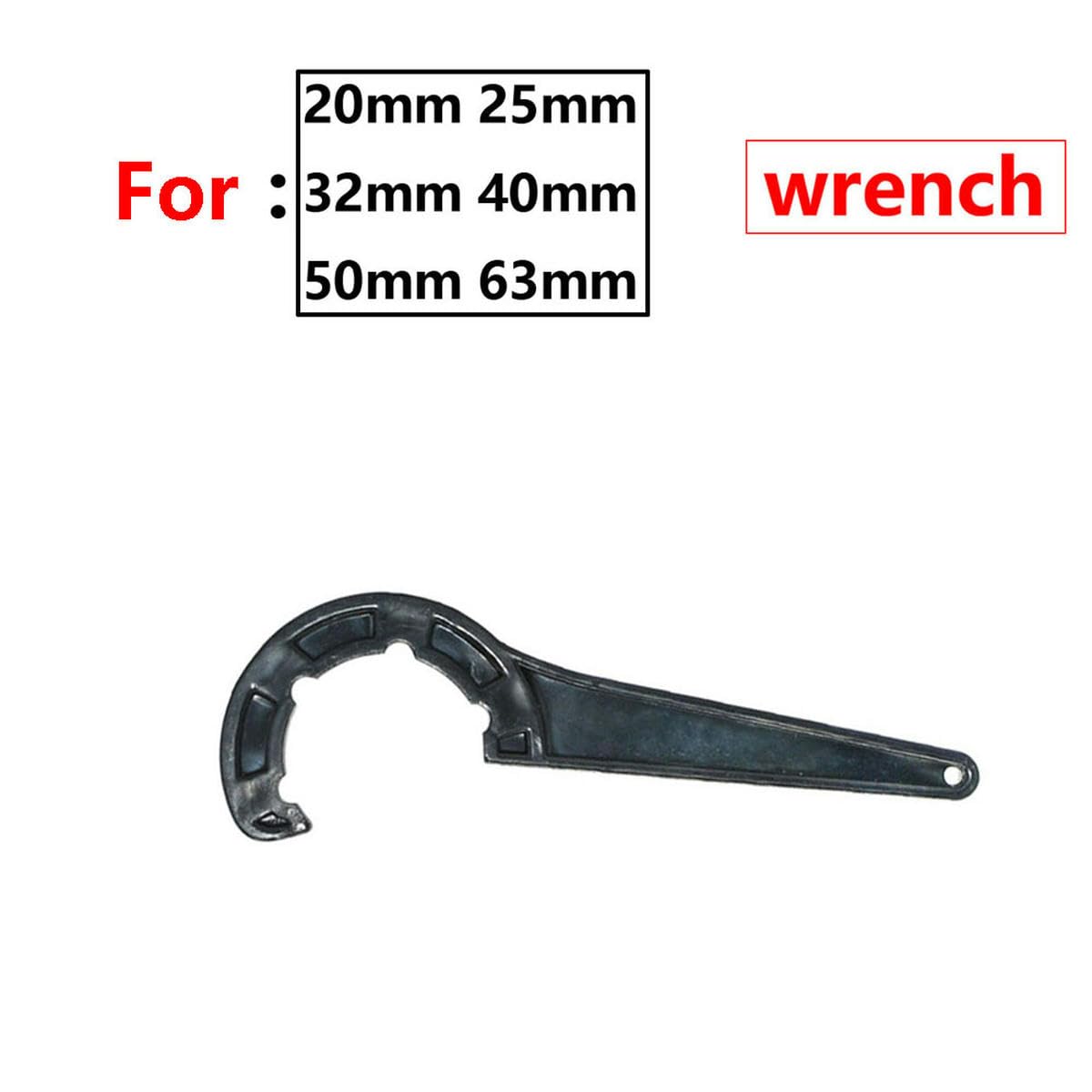 20/25/32/40/50/63mm Tubo dell'Acqua Giunto a Sfera in plastica Tee Gomito Tappo Connettore rapido PE Raccordi rapidi 1pezzi-25MM-Nucleo Metallico Tap_a
