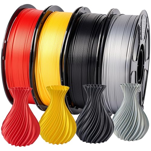 Filament d'impression 3D lisse et soyeux, PLA brillant 1.75mm sans nœuds