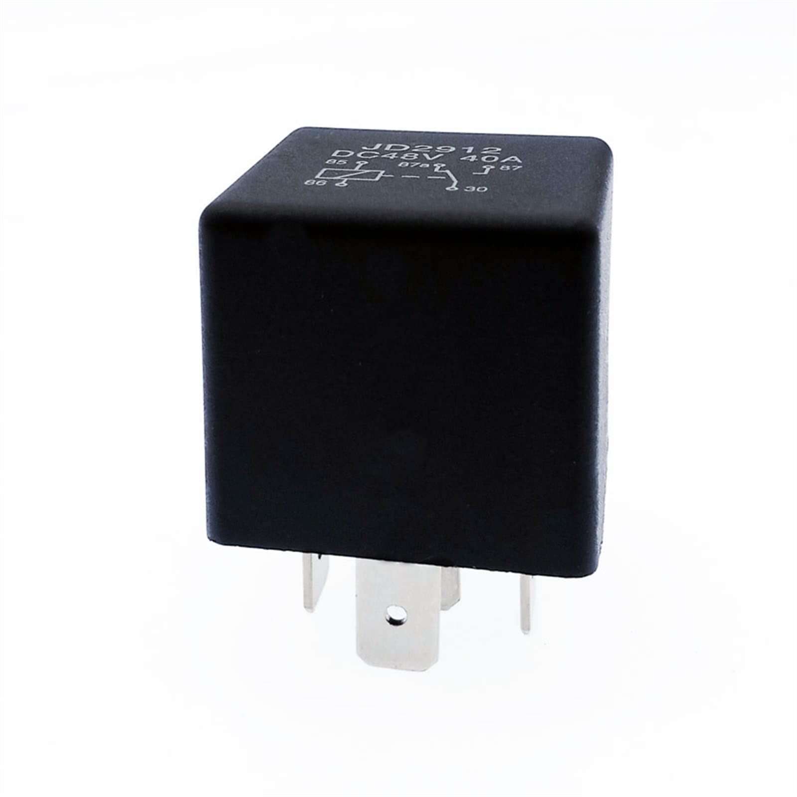 AQHYEBNSR 40A Auto Car Relay JD2912 4 Pin DC 12V 24V 36V 48V 72V Coil Power 1.8W Automobile Control Device(4Pin 40A 24V)