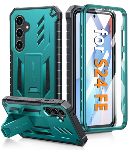 Coque Samsung S24-FE anti-chute militaire FNTCASE en TPU mat