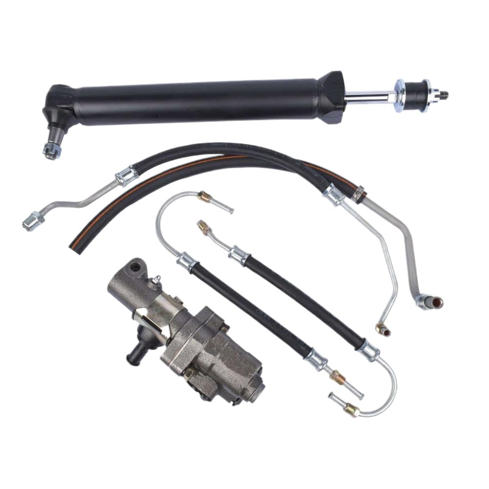 Power Steering Cylinder Ram Hose Kit No Cores Compatible with Corvette 1963 1964 1965 1966 1967 1968 1969 1970 1971 1972 1973 1974 1975 1976 1977 1978 1979 1505001 1505002 1509003 1502007 1506008