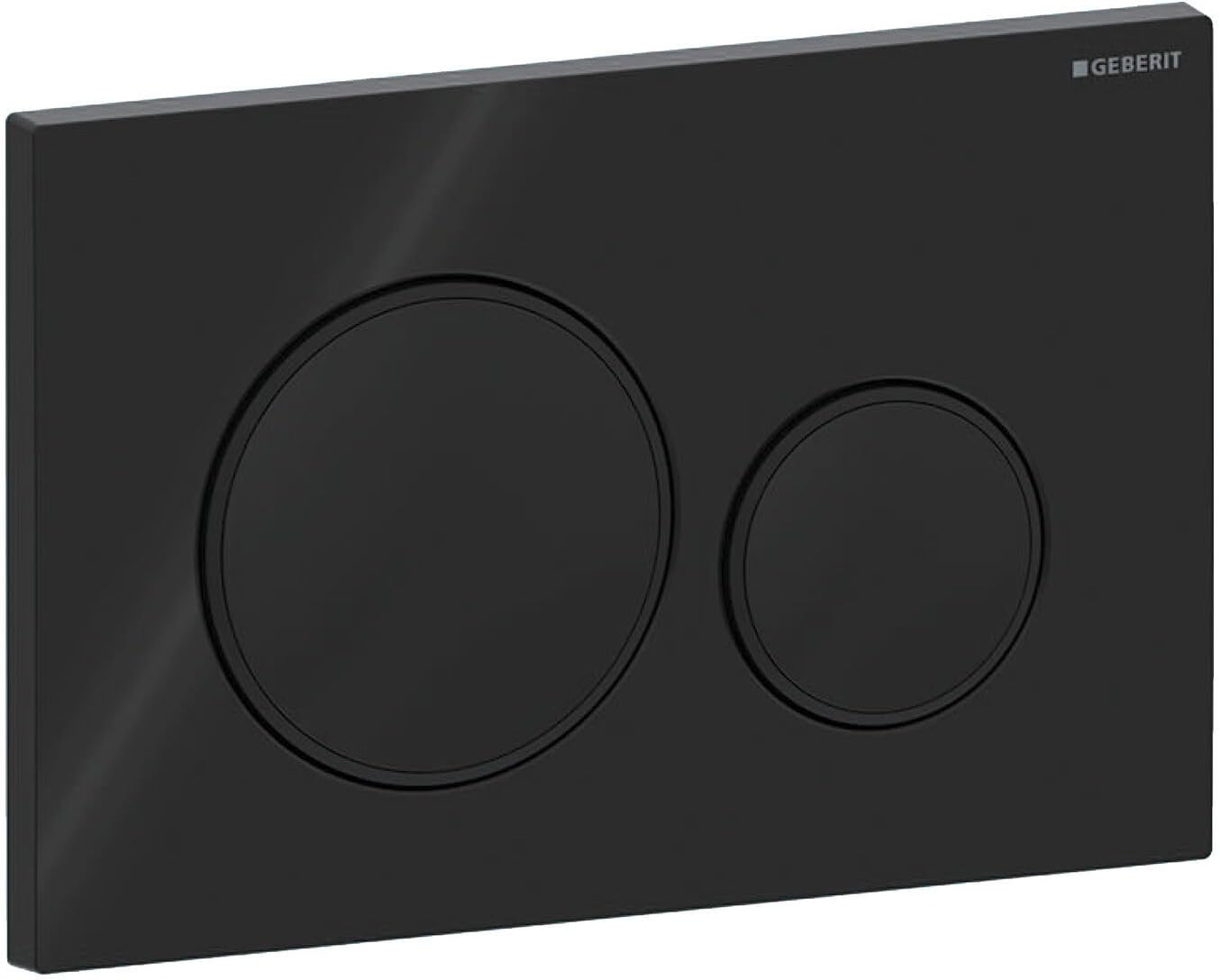 Tanque para sanitario plástico negro Geberit Sigma20 doble miniatura 1