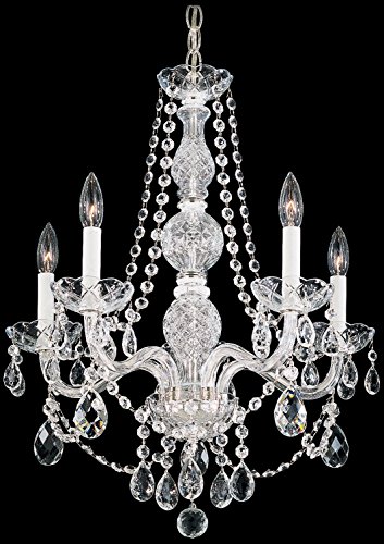 Schonbek 1302-40H Swarovski Lighting Arlington Chandelier, Silver #1