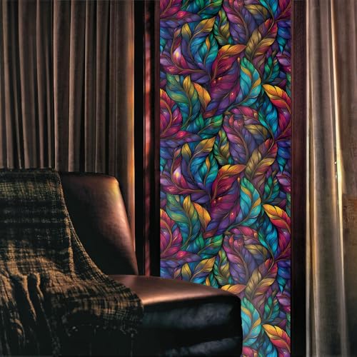 Vinilo Decorativo Rojoamancy 40x300cm Protección Privacidad miniatura 2