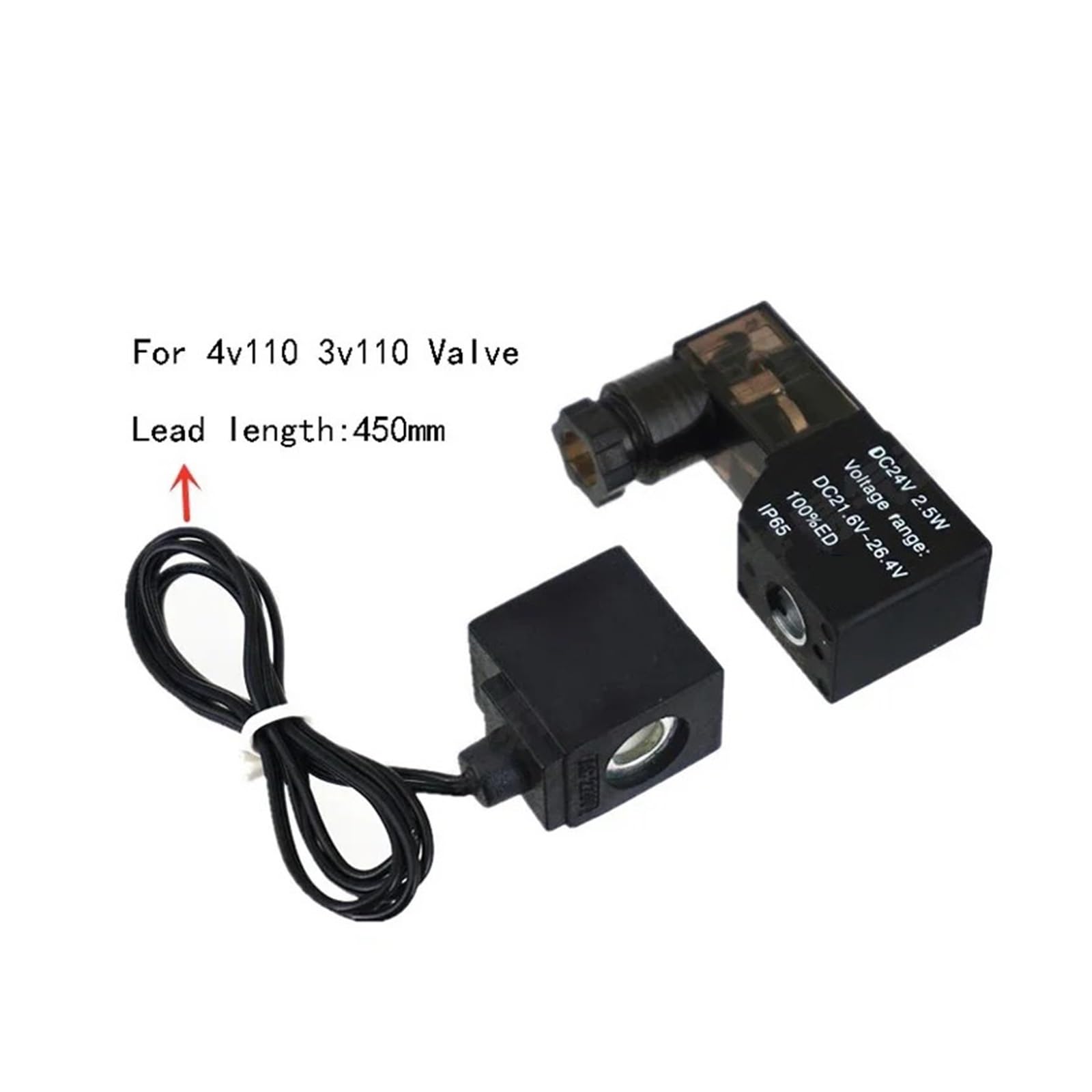 Válvula Solenoide 3V110-06 12V 1/8 "válvula de Control de Aire neumática de 3 vías válvula magnética eléctrica Cuerpo de Aluminio(Wire w 6mm Fitting,AC110V)