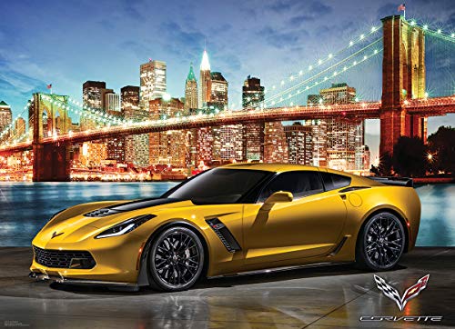EuroGraphics Rompecabezas Chevrolet Corvette Z06 2015: Out for a Spin de 1000 piezas miniatura 2