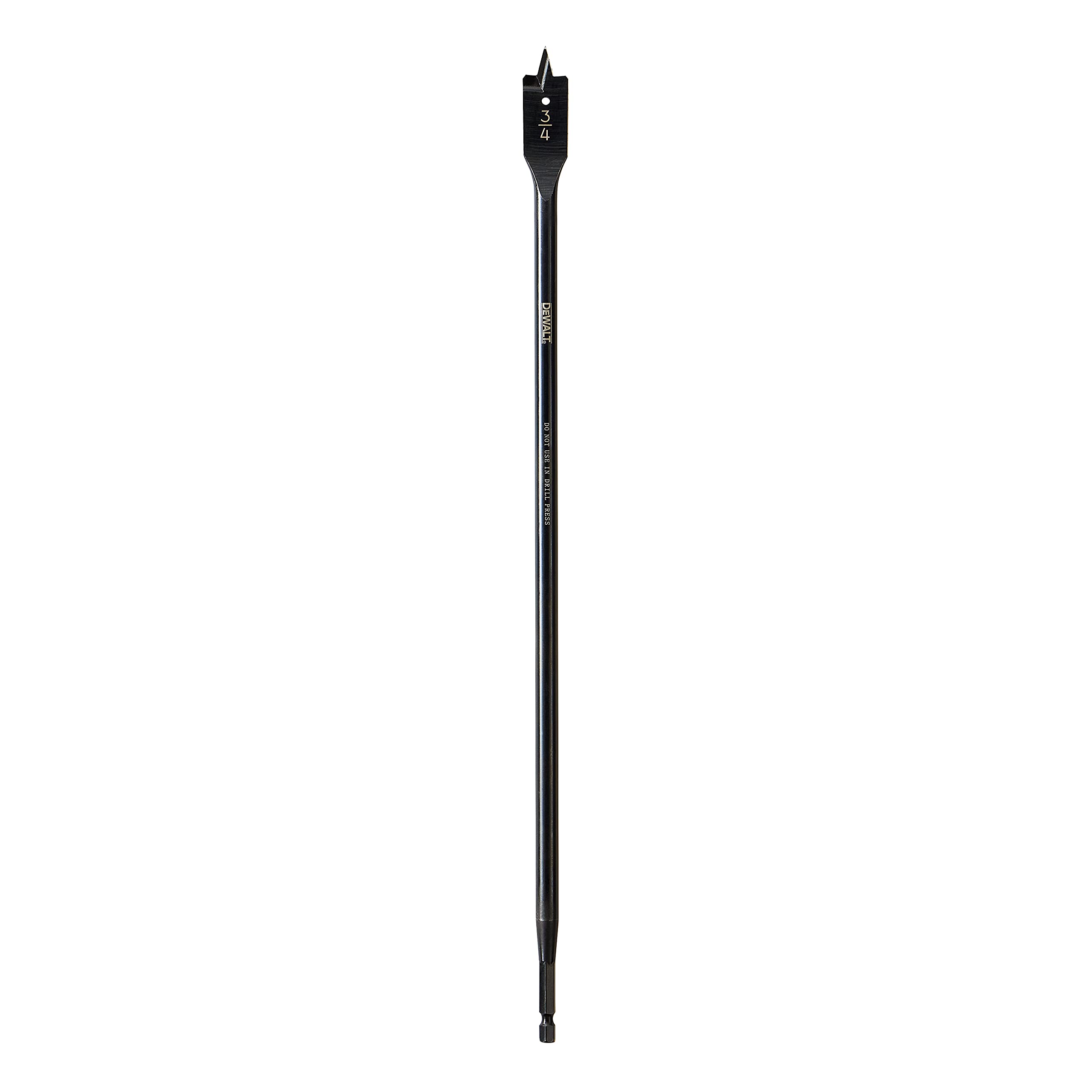 Mèche plate DeWALT Dw1593 foret longue portée 3/4 pouce pour bois épais