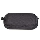 Case Star ® Rectangle Shaped Hard Earphone Headset EVA Case for BlueAnt Pump - Wireless HD Sportbuds (Black Color)