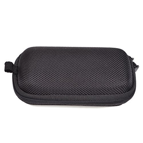 Case Star Rectangle Shaped Hard Earphone Headset EVA Case for BlueAnt Pump - Wireless HD Sportbuds (Black Color)