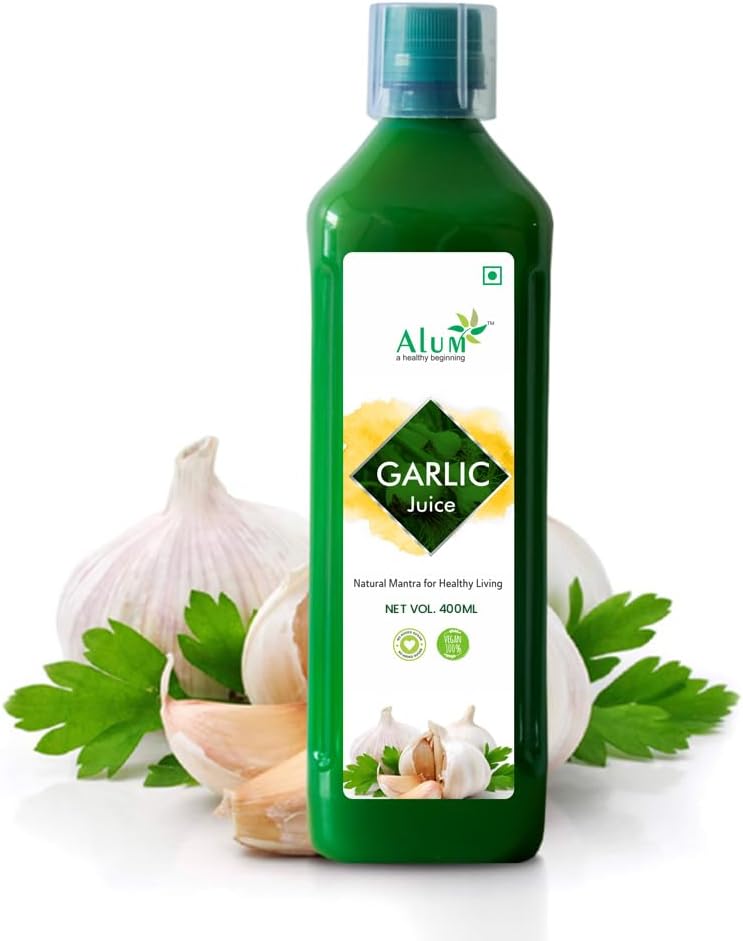 Alum Garlic Juice 400 ml Cold Pressed Fresh Juice