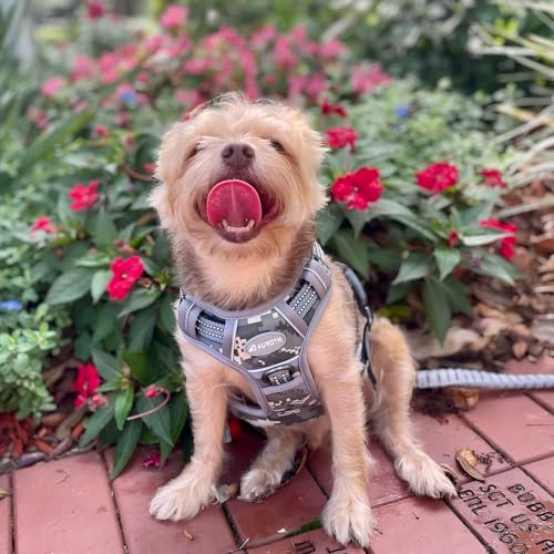 Image of AUROTH Tactical Dog Harness Medium Sized Dog No Pull Adjustable Dog Vest