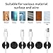 tifanso 6PCS Cable Clips Black - Adhesive Cord Cable Clips Holder Wire Organizer for Desk, Wire Holders for Cords, Nightstand, Home and Office