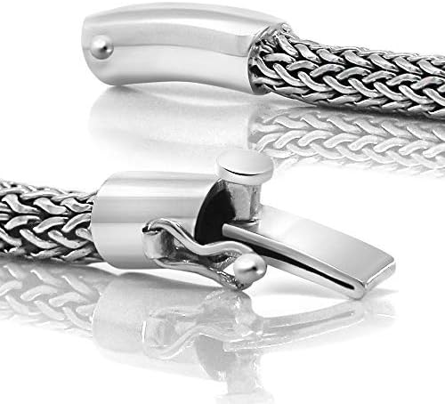 VY JEWELRY STERLING LASSO - Solid 925 Sterling Silver Necklace for Men in Different Lengths - Image 4
