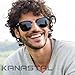 KANASTAL Semi Rimless Polarized Sunglasses UV400 Protection Half Frame Design Sun Gglasses for Men Women Vintage Fashion Browline Shades