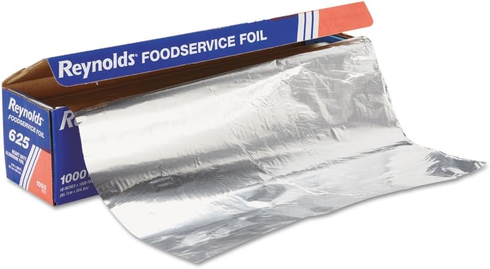 Reynolds Wrap 625 Heavy Duty Aluminum Foil Roll, 18" x 1000 ft, Silver