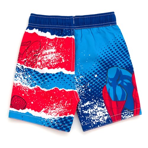Image of Marvel Boys' Swimwear 2-Piece Rashguard and Swim Trunks Set Toddler to Big Kid