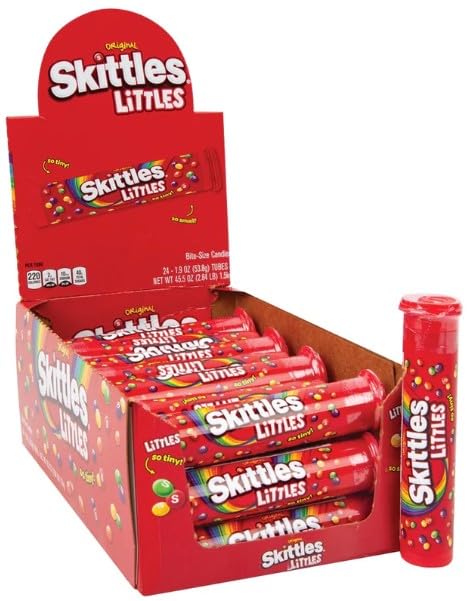 Original Littles Chewy Candy, Share Size, 1.9 oz Tube (Pack of 24)