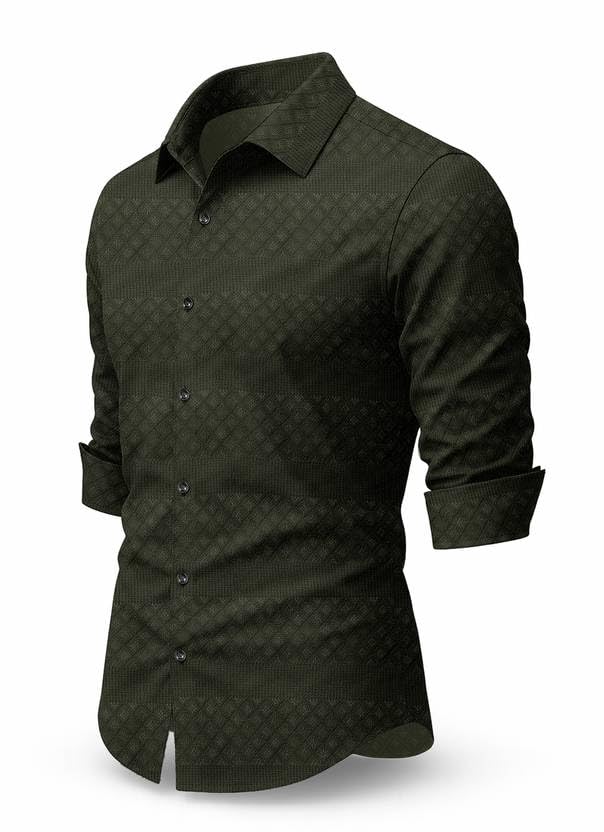 Image of Men Linen Cotton Full Sleeve Shirt for Man | Mens Casual Shirt |Shirts for Men Stylish | Men Shirts | Casual Business Party Festival Regular Fit