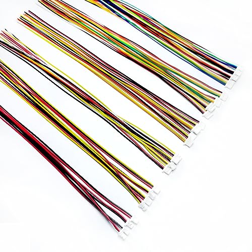 Conector JST SH 1.0mm 24 piezas femenino 7 pines cable 20cm miniatura 2