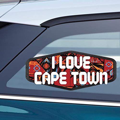 Makoroni I Love Cape Town South Africa South African - CAR Magnet - Magnetic Bumper Sticker 3.5x8 or 4.5x10 inc.