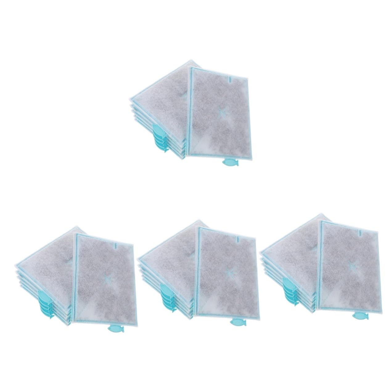 VANZACK 24piezas Almohadillas De Filtración De Algodón para Compatible Accesorios De Pecera para Purificación De Agua Filtración Efectiva y