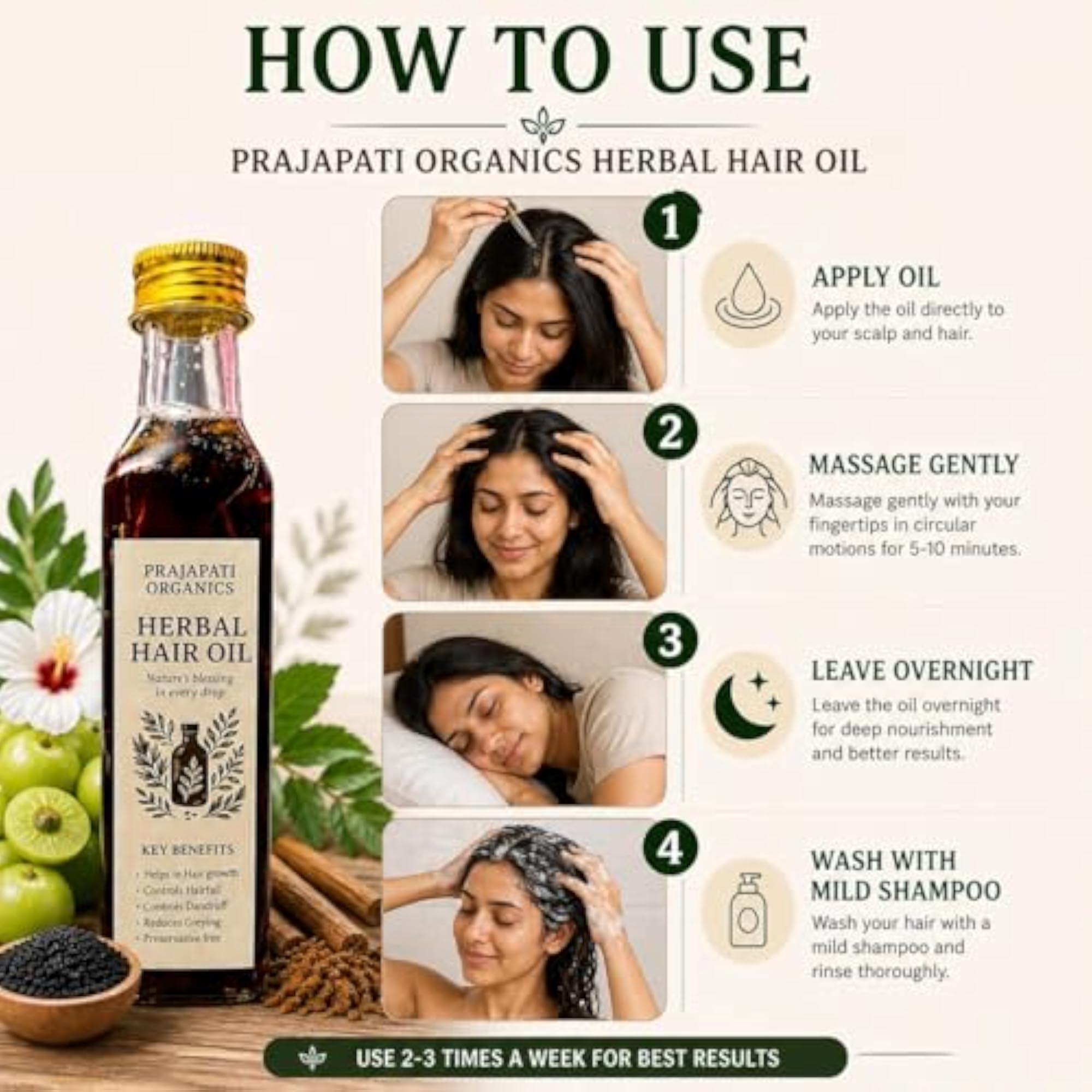Herbal Hair Oil, 250ml