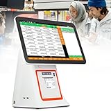 Sistema de punto de venta inteligente con caja registradora de alto rendimiento, pantalla táctil grande y procesamiento rápido para operaciones minoristas, restaurantes y pequeñas empresas