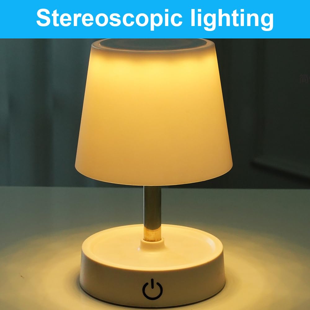 Dhqkqg Led-tafellamp, draadloos, 2 stuks, led-tafellamp, accu, USB- oplaadbaar, dimbare batterij, tafellamp, draadloos, telescopische tafellamp, touch-lamp, draadloos, voor nachtkastje, slaapkamer Dhqkqg Led-tafellamp, draadloos, 2 stuks, led-tafellamp, accu, USB- oplaadbaar, dimbare batterij, tafellamp, draadloos, telescopische tafellamp, touch-lamp, draadloos, voor nachtkastje, slaapkamer
