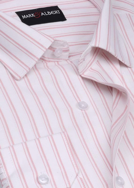 Image of Men's Striped Cotton Formal Shirt