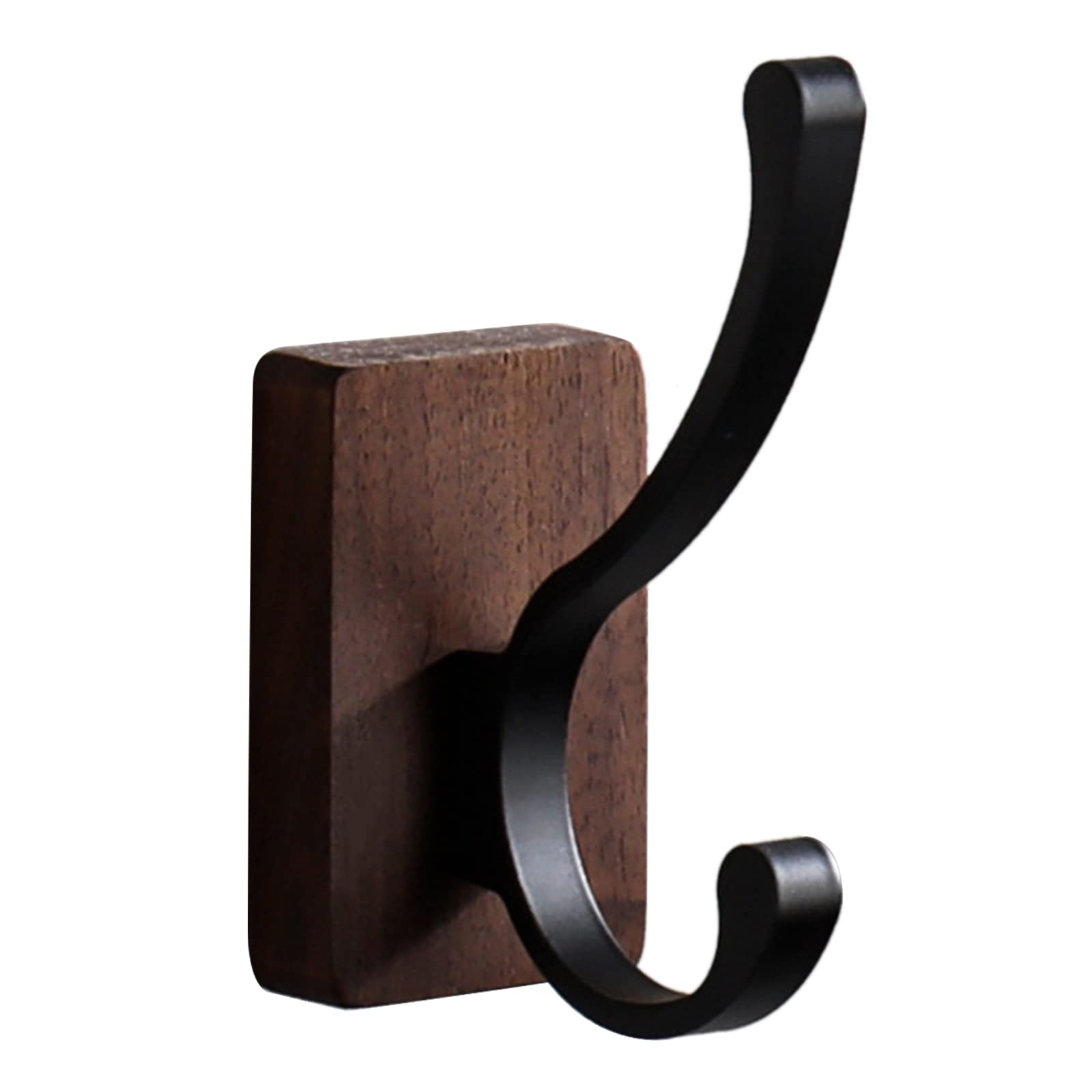 Msioytog B Simple Wooden-Hook Hanging-Hanger Athroom Wall Hook Edroom Coat Storage Rack Home Towel Key-Decoration Space-Saving Multipurpose Wooden Rustic-Style