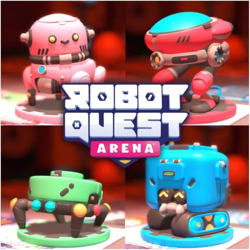 Robot Quest Arena juego de mesa Deckbuilding miniatura 3