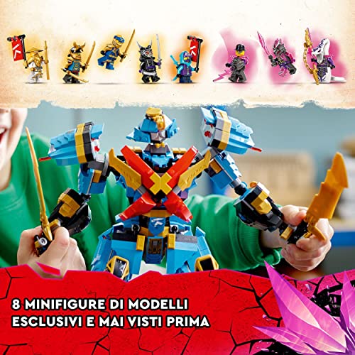 Ninjago MECH Samurai X di Nya, Set Serie TV Crystallized con Action Figure e 9 Minifigure, Idea Regalo, Giochi per Bambini 71775 - Lego - Immagine 7