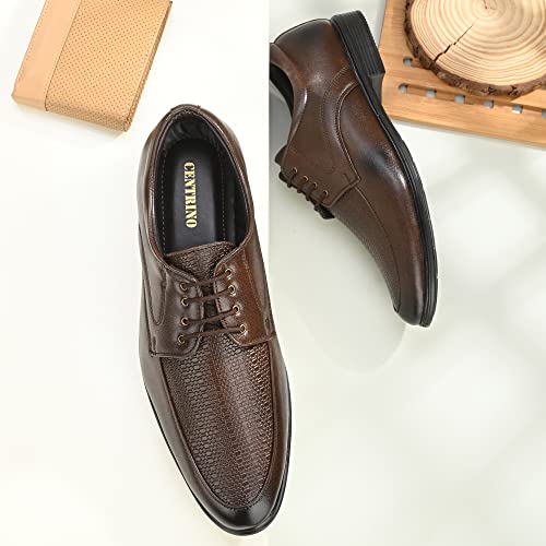 Image of Centrino Formal Shoe for Men | Soft Cushioned Insole for All-Day Comfort | Stylish & Elegant Design | Perfect for Office, Business Casual & Formal Attire 2825