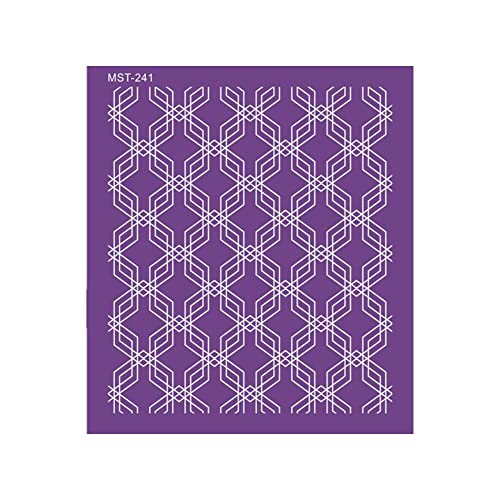 Uposao Floral Cake Templates - Buttercream Stencils & Lace Decoration Molds for Fondant, Type 12 - Image 2