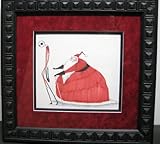 Jack Skellington and Santa Claus Original Concept Art from Tim Burton’s The Nightmare Before Christmas