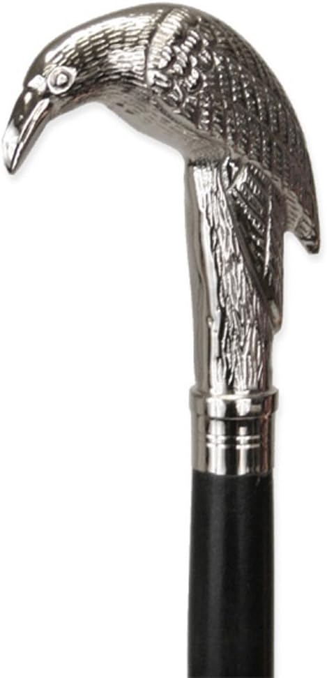 Historical Emporium Men's Raven Fashion Walking Stick Silver : Clothing, Shoes & Jewelry
